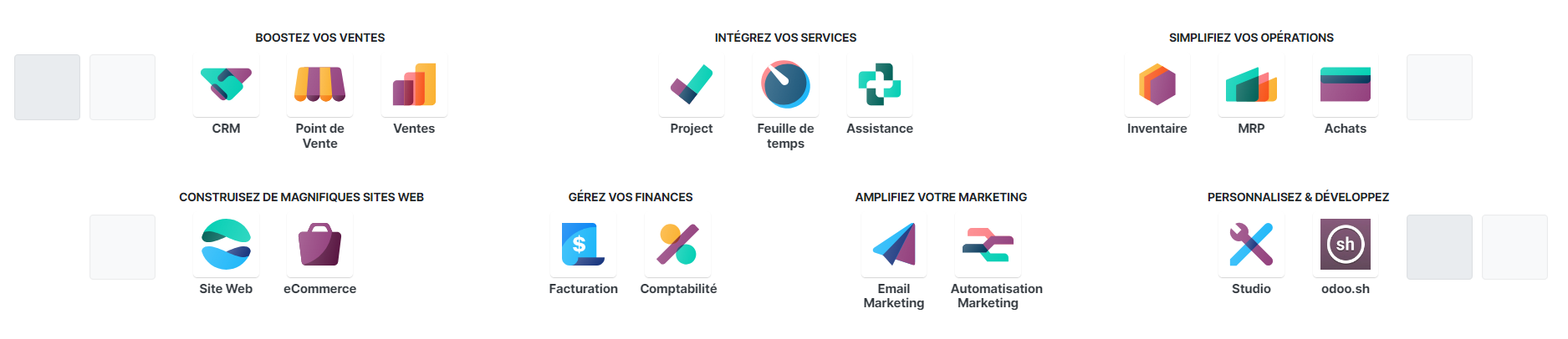 Une application odoo pour chaque besoin